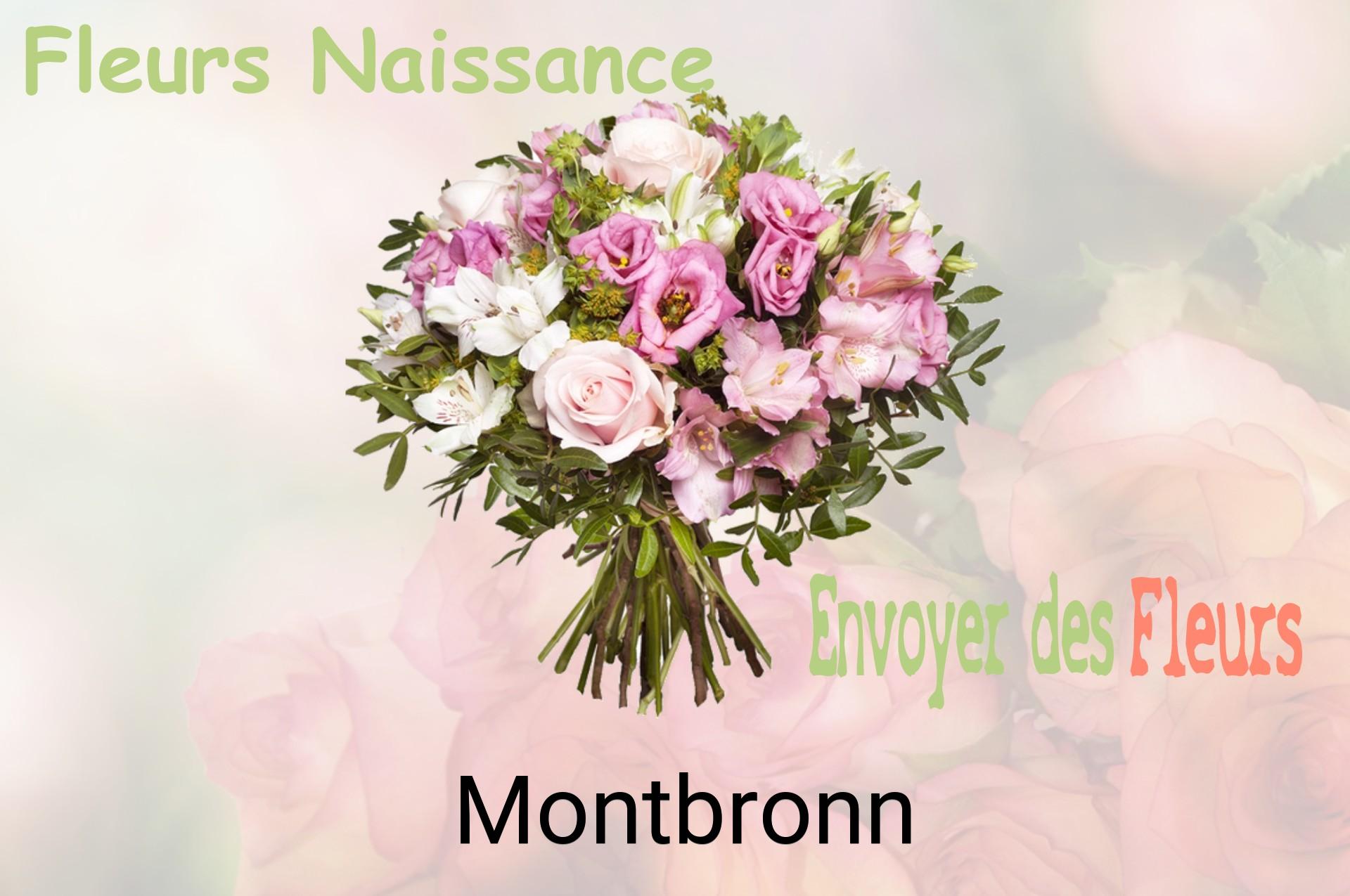 Bouquet de fleurs de naissance livré à Montbronn